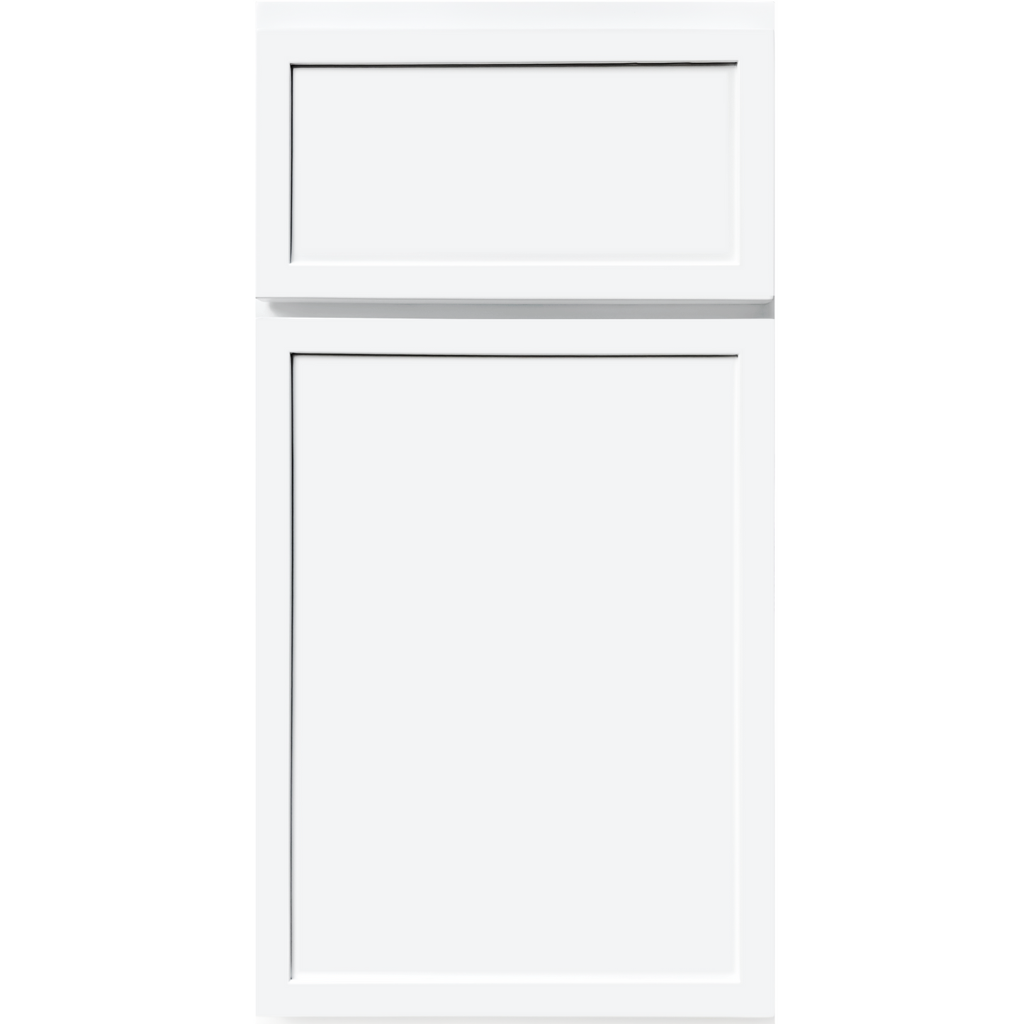 Evergreen Slim White Sample Door