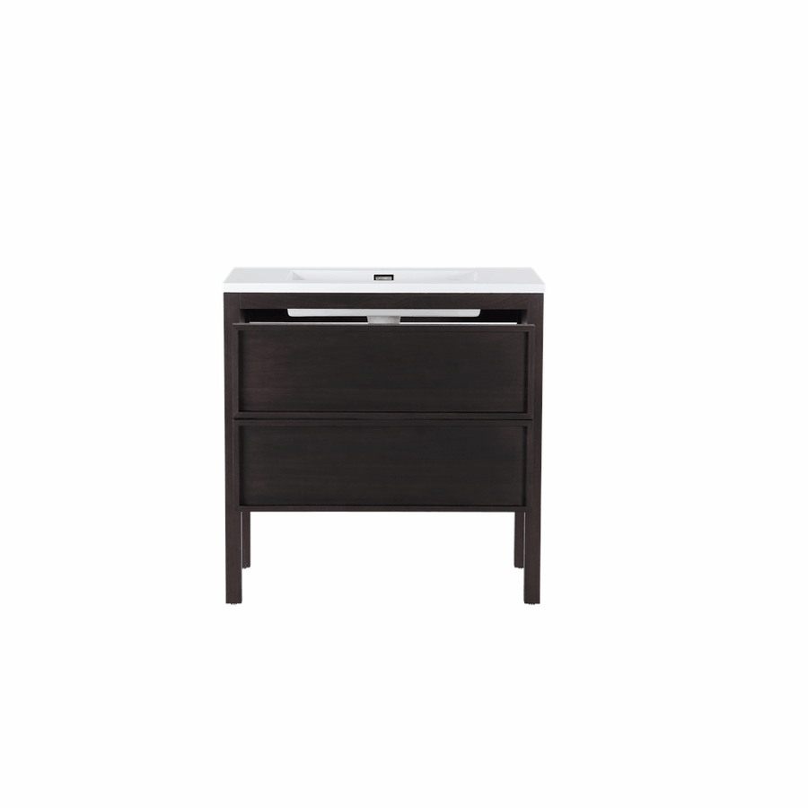 ANNECY 48” CHARCOAL OAK FREESTANDING MODERN BATHROOM VANITY