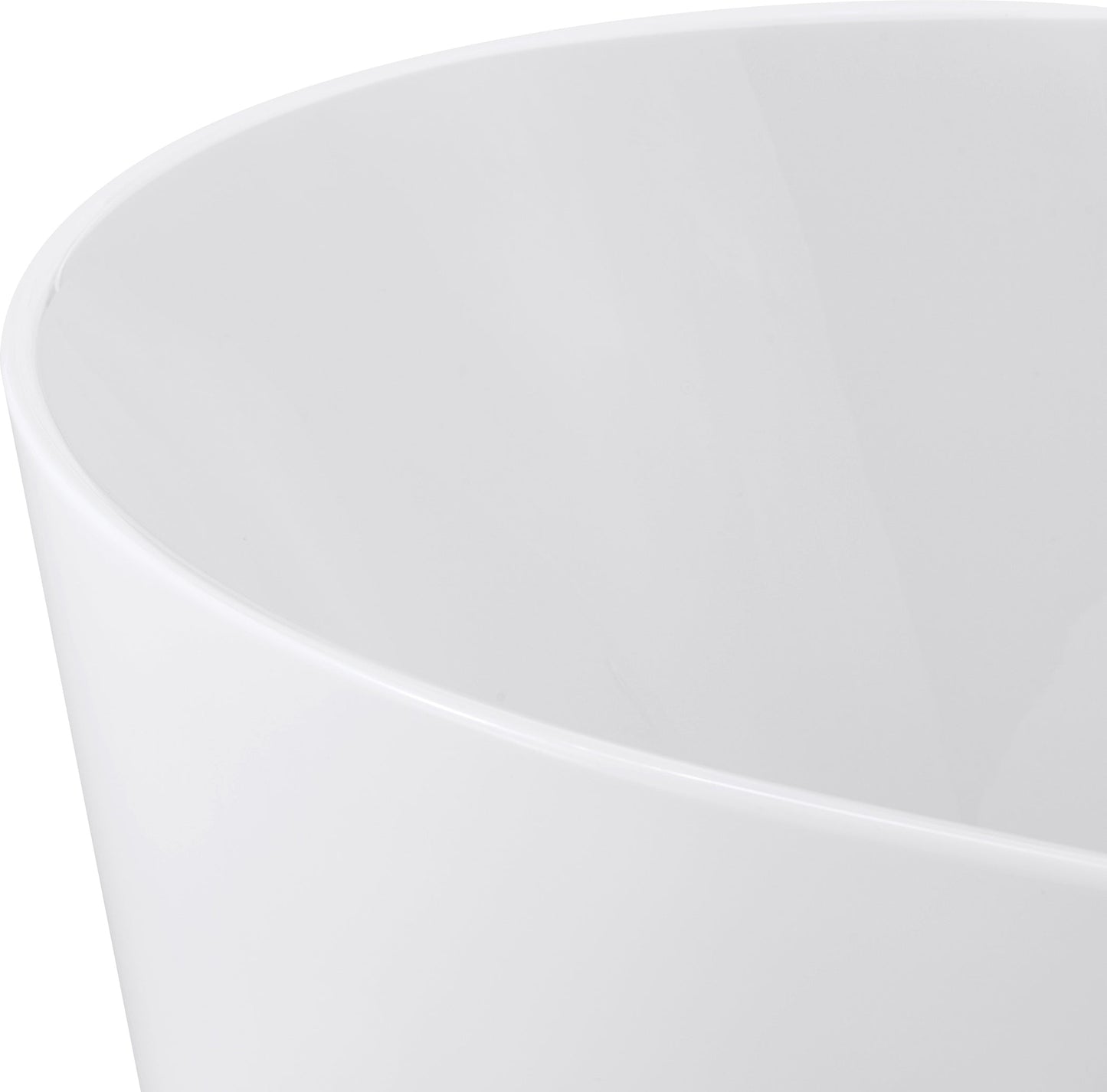 CD 67-inch BT-03 Gloss White Modern Freestanding Bathtub (Acrylic)