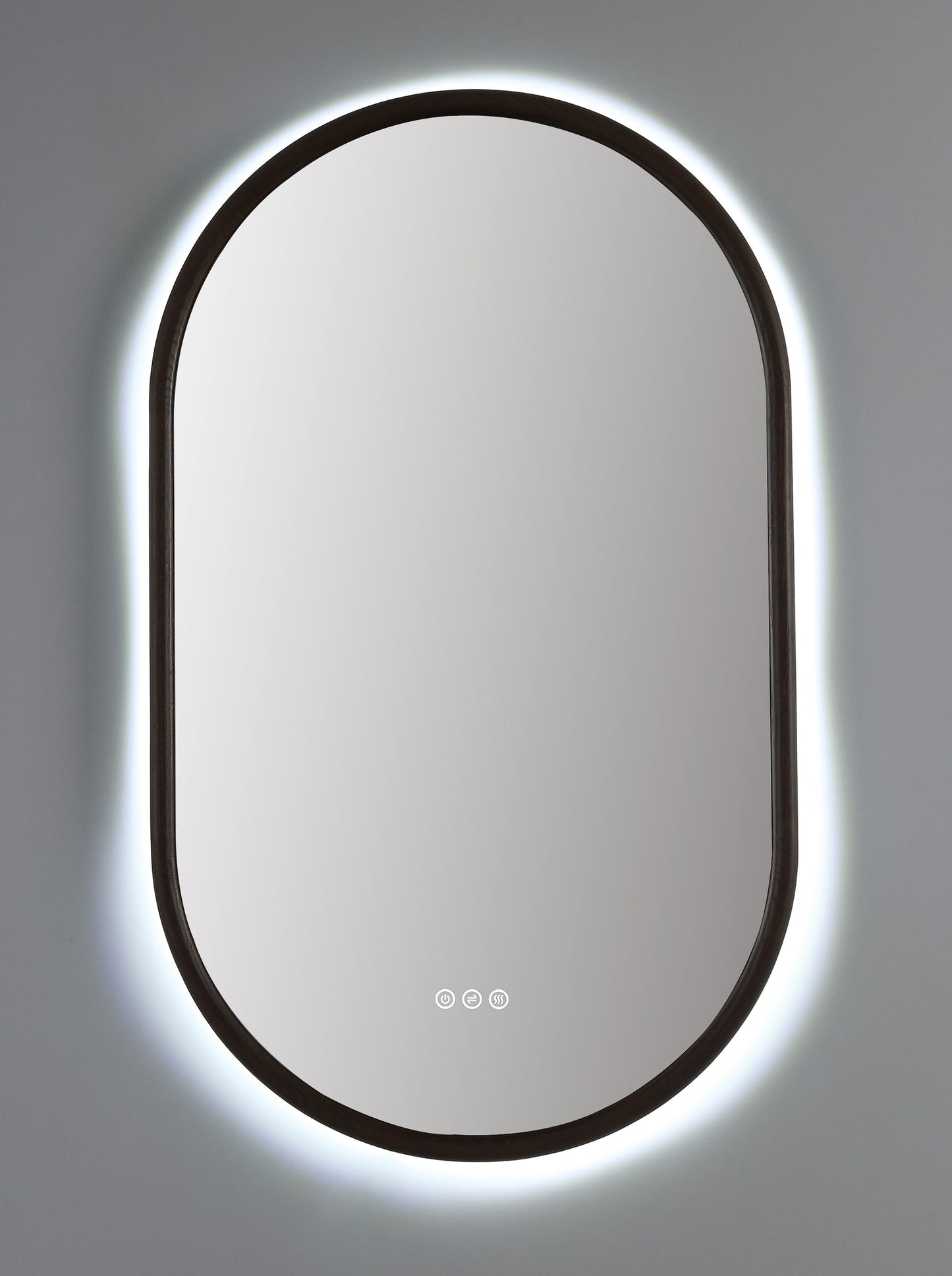 Mirror ZEN 24-inch Chestnut Oak (with LED Lighting)