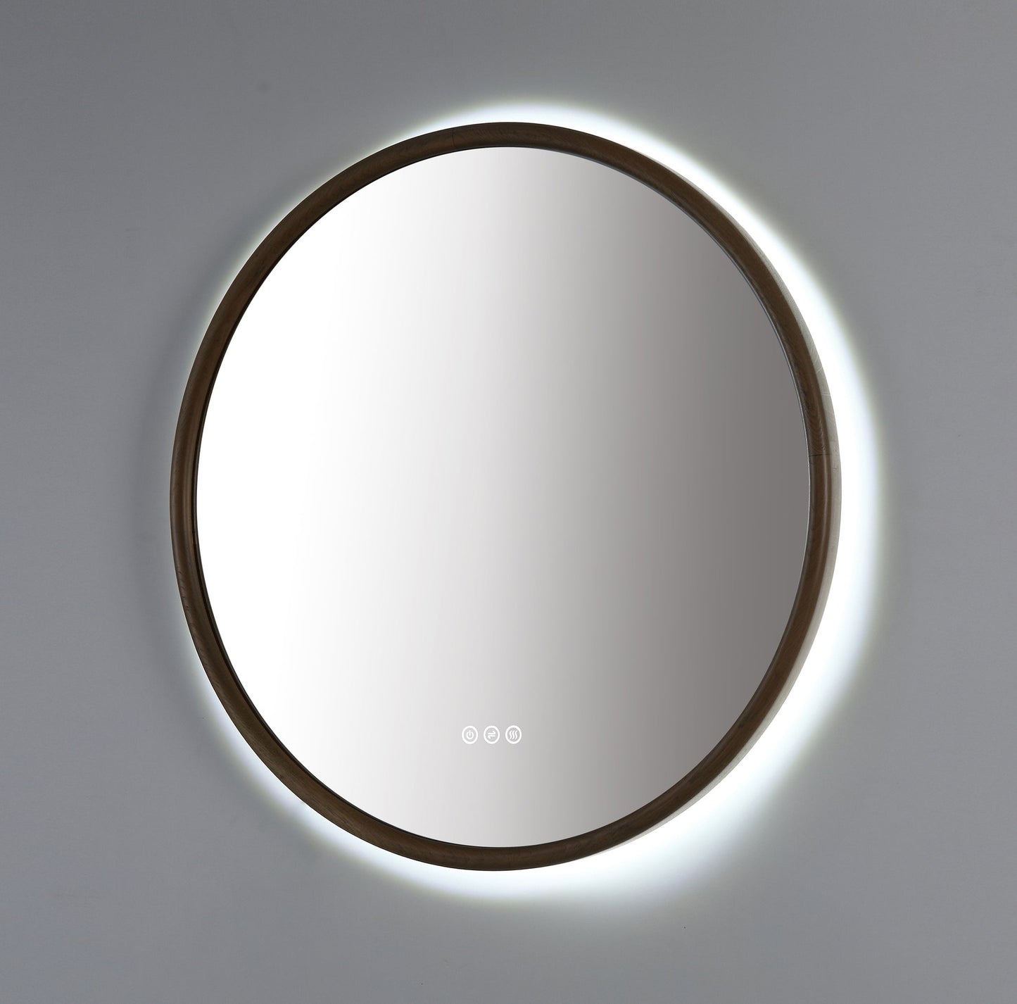 Mirror ZEN 30-inch Pecan Oak (with LED Lighting)