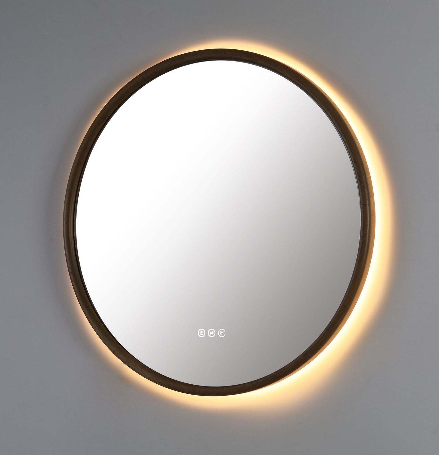 Mirror ZEN 36-inch Pecan Oak (with LED Lighting)
