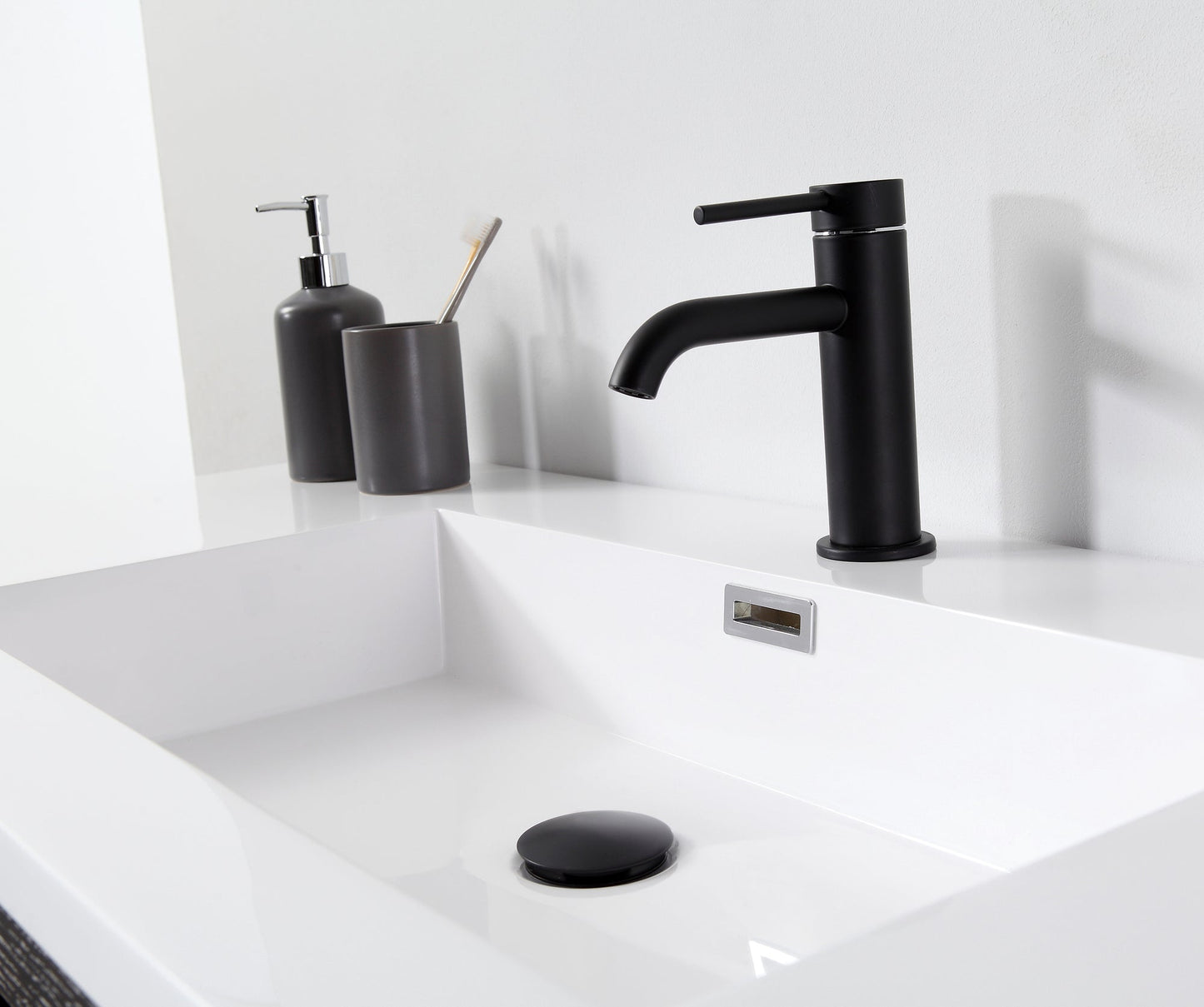 ANNECY 36” CHARCOAL OAK FREESTANDING MODERN BATHROOM VANITY