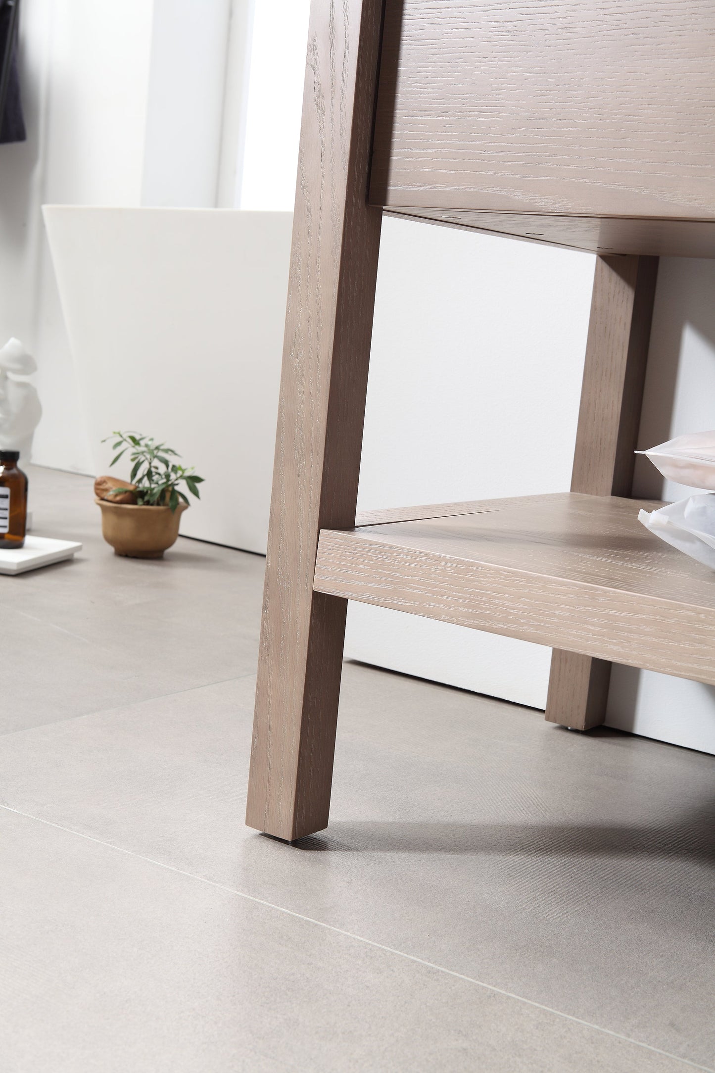 BIBURY 72” CHESTNUT OAK FREESTANDING MODERN BATHROOM VANITY