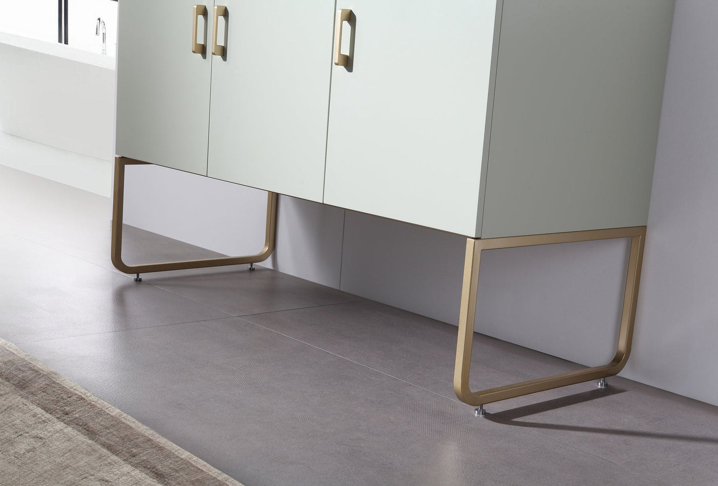 VEEMON 48” PINE MIST DUAL MOUNT MODERN BATHROOM VANITY