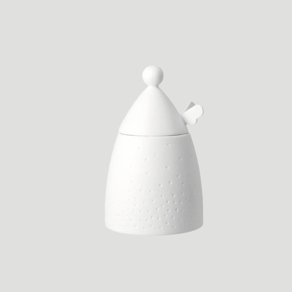 Heavenly Light Porcelain Angel Canister for Storage or Cookie and Candy Service - Angel Figurine