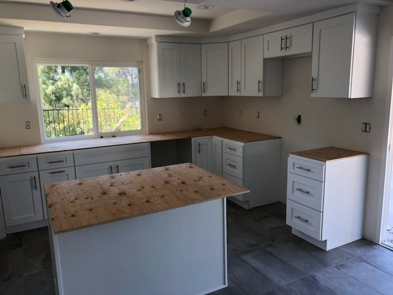 NEW WHITE SHAKER finished kitchen