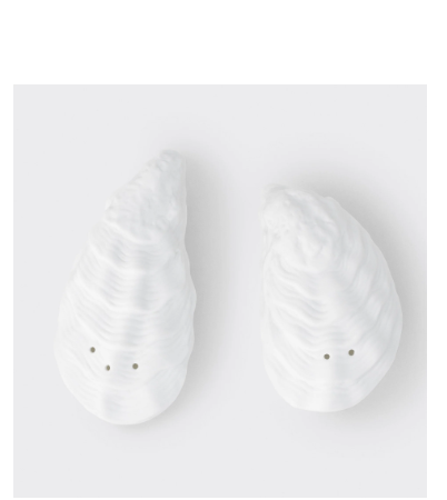 Coastal Oyster Salt and Pepper Shaker Set