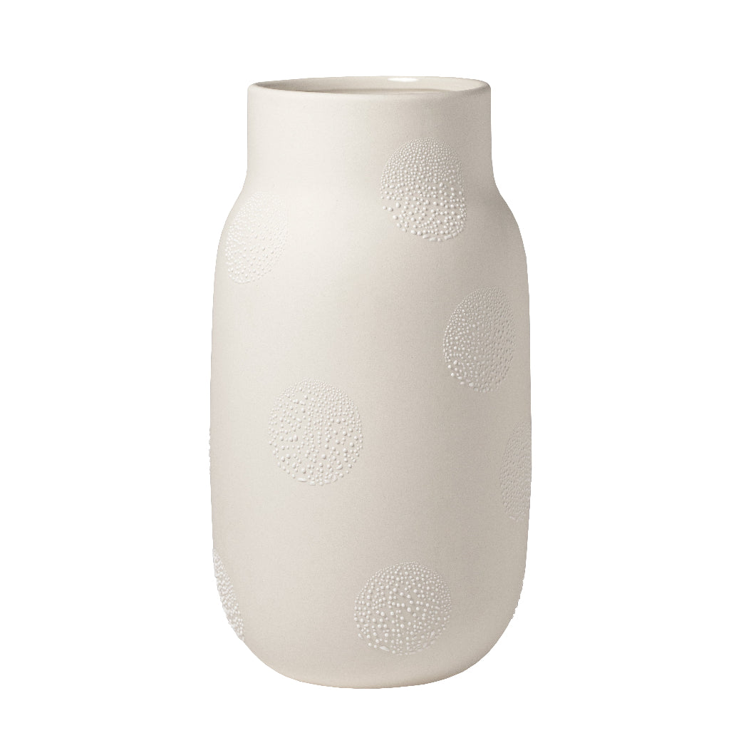Pearl Stoneware Vase 22.5x13.5cm