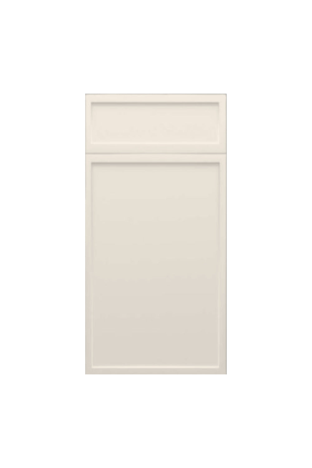 SLIM CREAMY SHAKER cabinet door sample