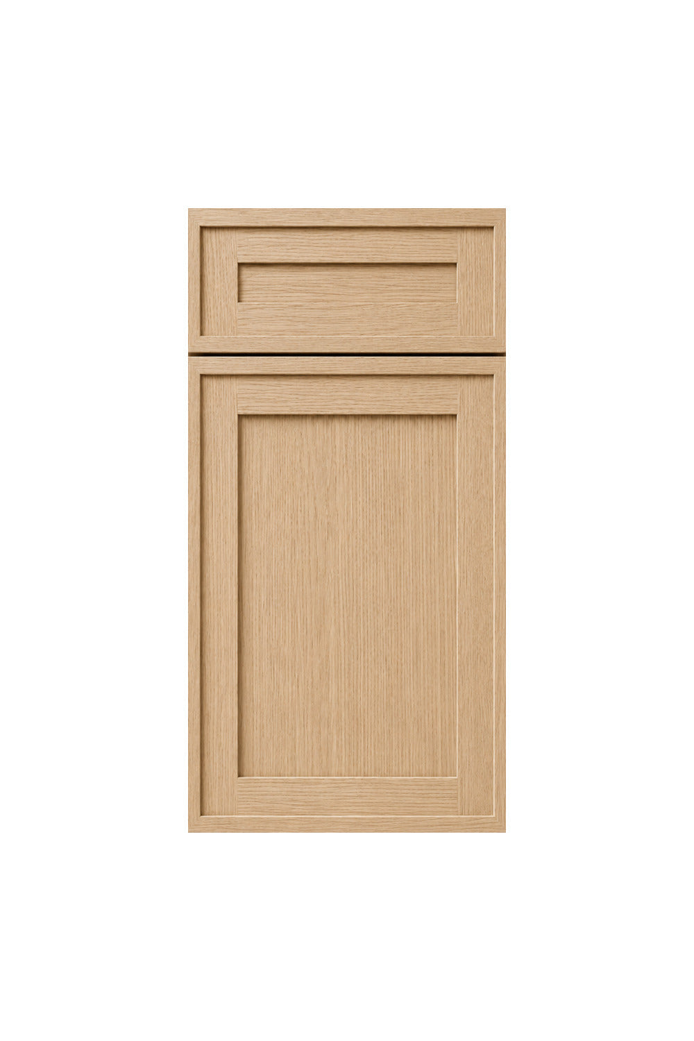 WHITE OAK cabinet door sample