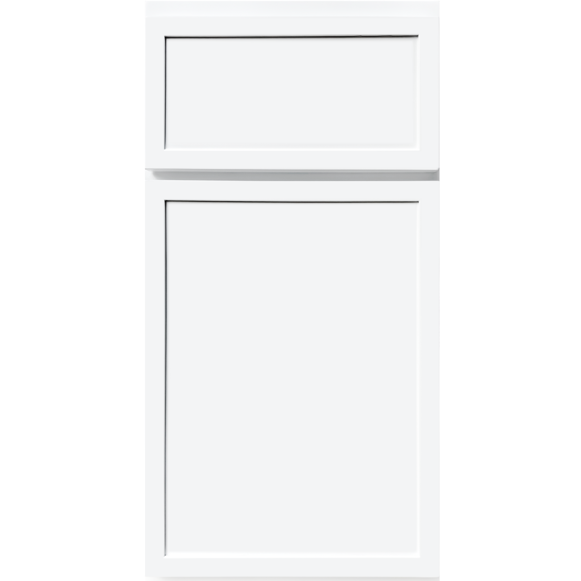 Evergreen Slim White Sample Door