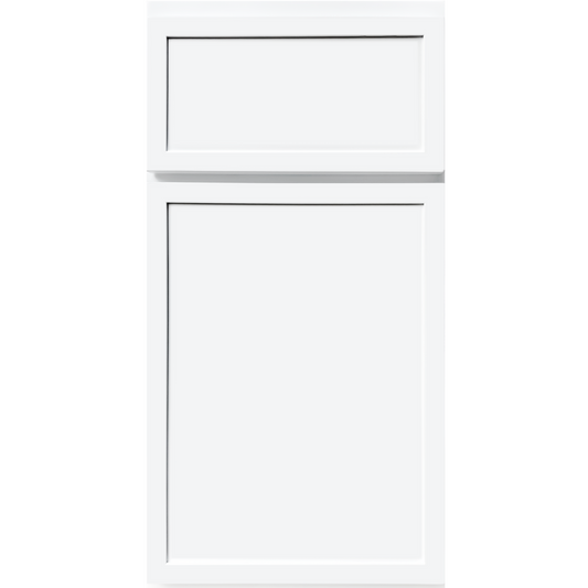 Evergreen Slim White Sample Door