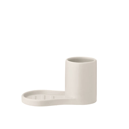 BLOMUS PIRO ceramic sink organizer in Moonbeam