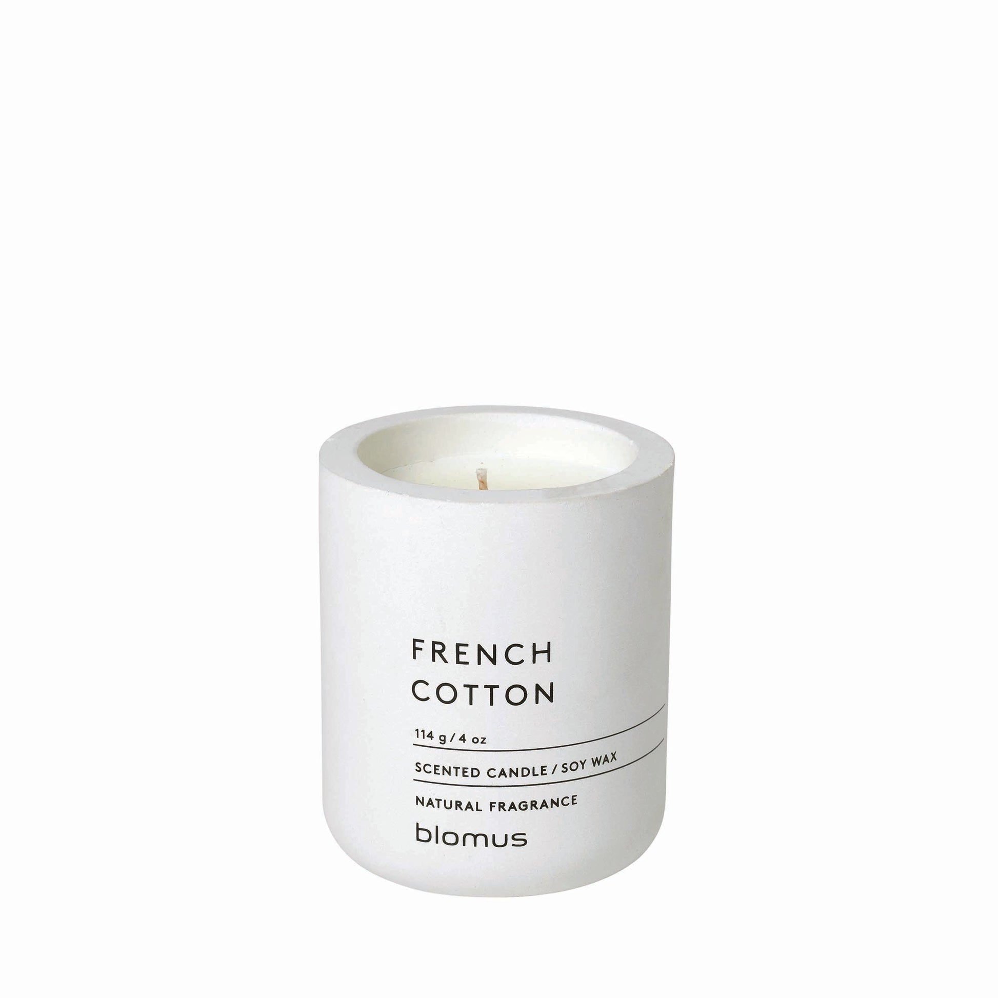 FRAGA Lily White French Cotton scented candle small