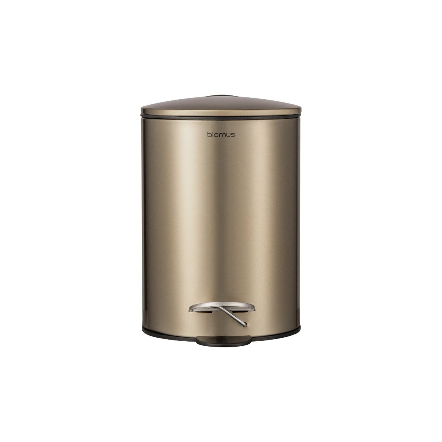 TUBO pedal bin in Brass Metallic
