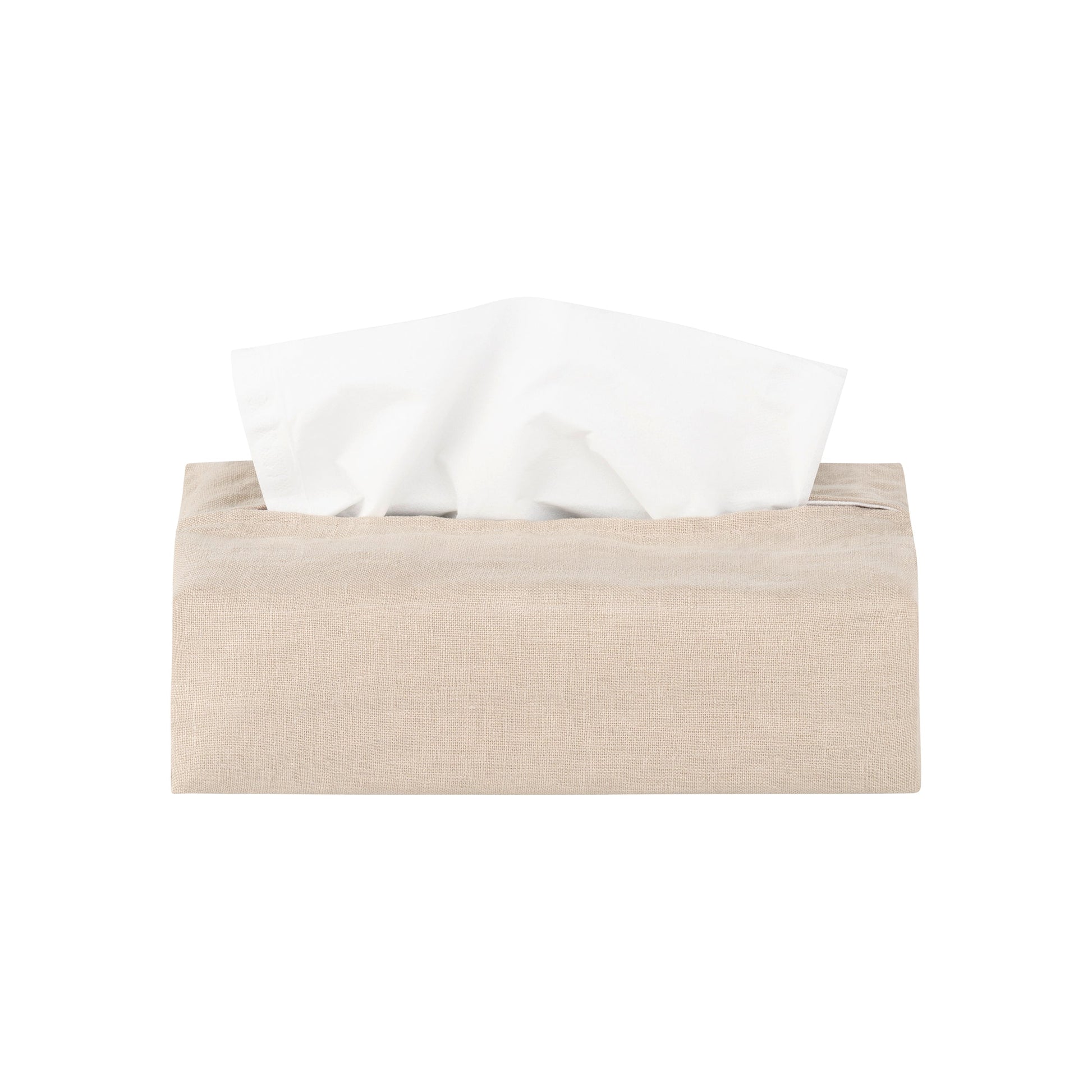 TISU linen tissue box cover in Moonbeam