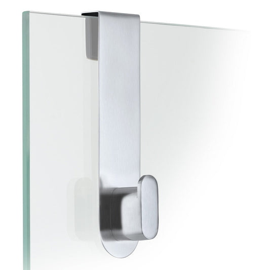 NEXIO shower hook in brushed stainless steel