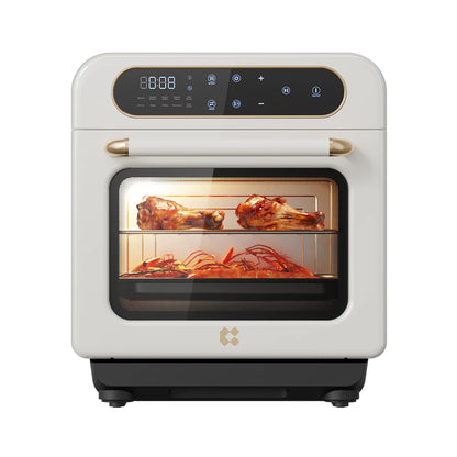 Ciarra Nosh Oven | 8-In-1 Steam Oven With Air Fryer | Ivory Mist