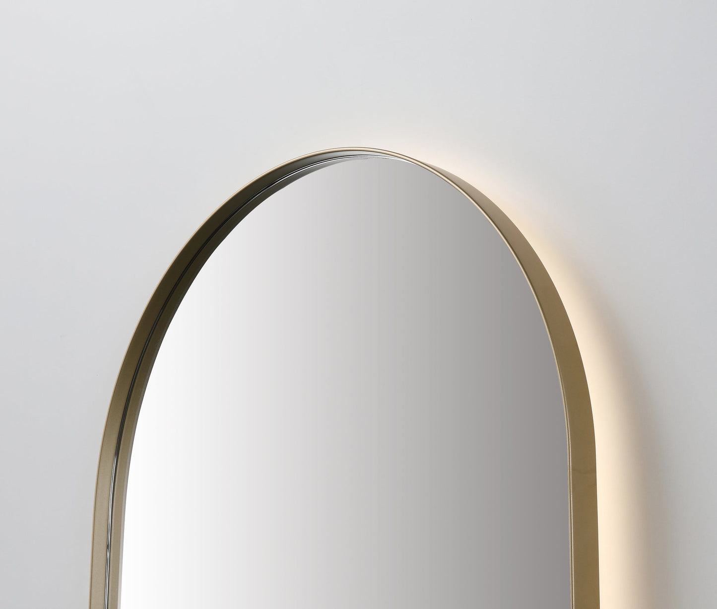 Mirror Shell 24-inch Dark Gold (with LED Lighting)
