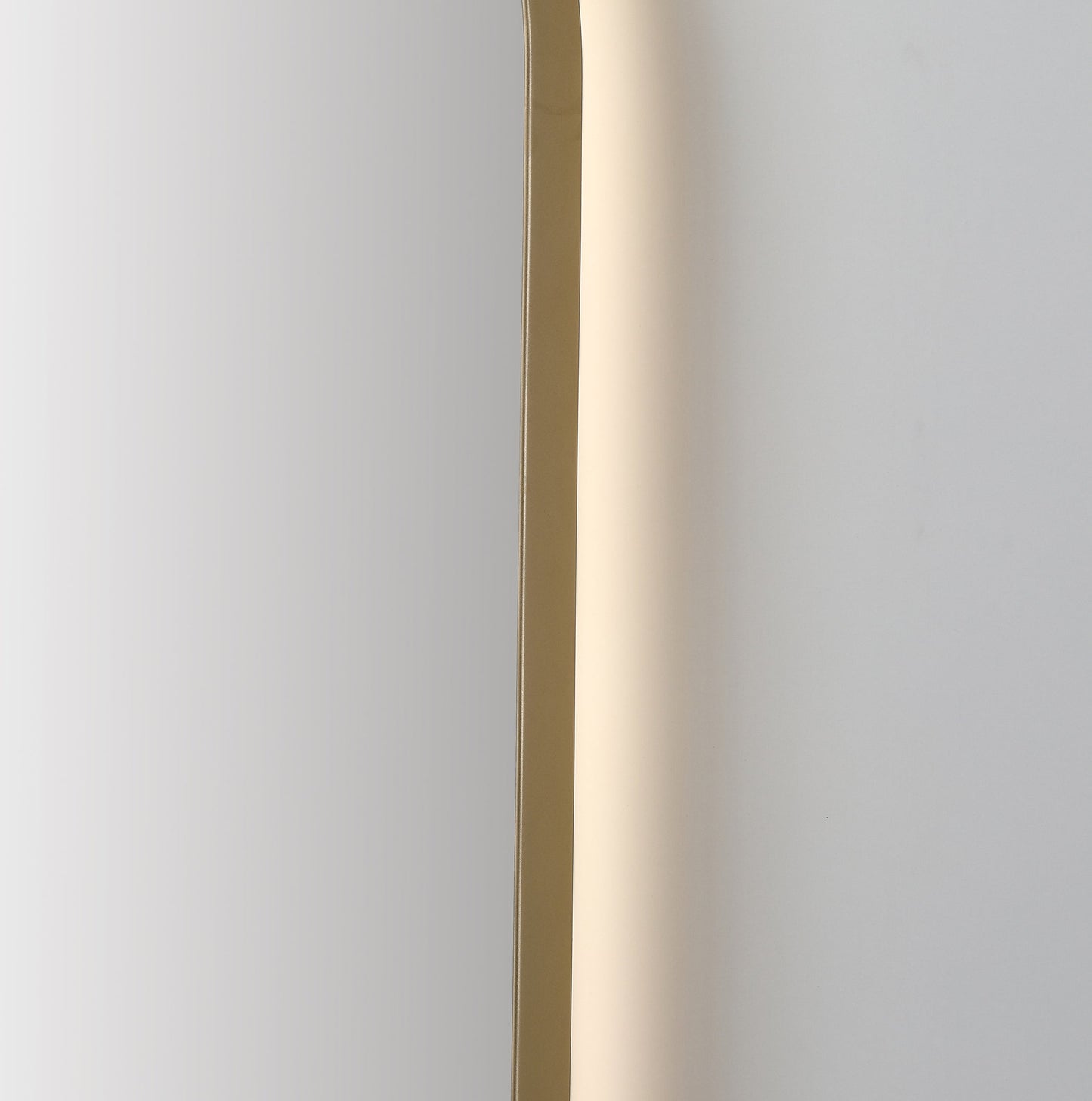 Mirror Shell 24-inch Dark Gold (with LED Lighting)