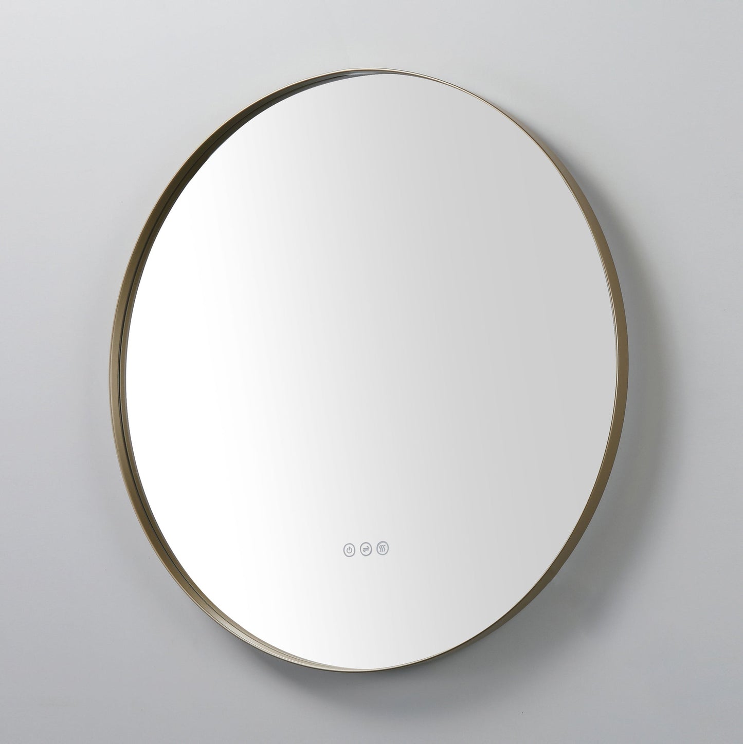 Mirror Shell 30-inch Dark Gold (with LED Lighting)