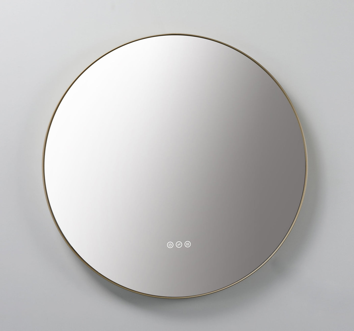 Mirror Shell 30-inch Dark Gold (with LED Lighting)