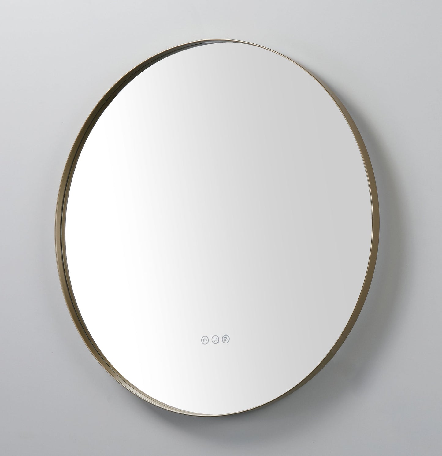 Mirror Shell 36-inch Dark Gold (with LED Lighting)