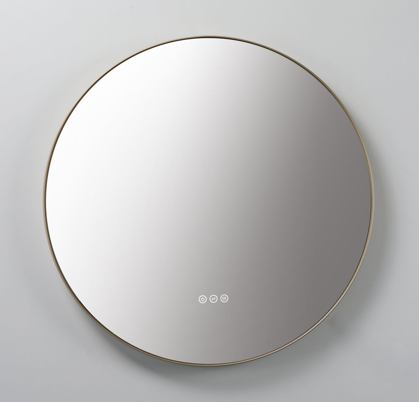 Mirror Shell 36-inch Dark Gold (with LED Lighting)