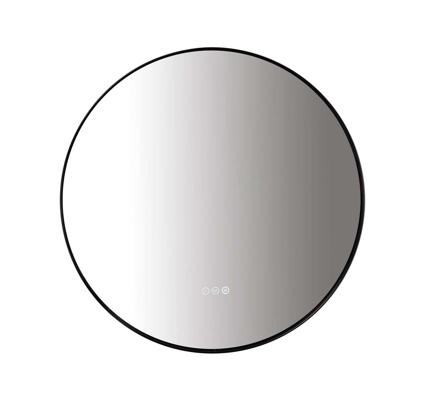 Mirror Shell 30-inch Matte Black (with LED Lighting)
