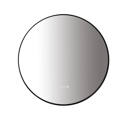 Mirror Shell 30-inch Matte Black (with LED Lighting)