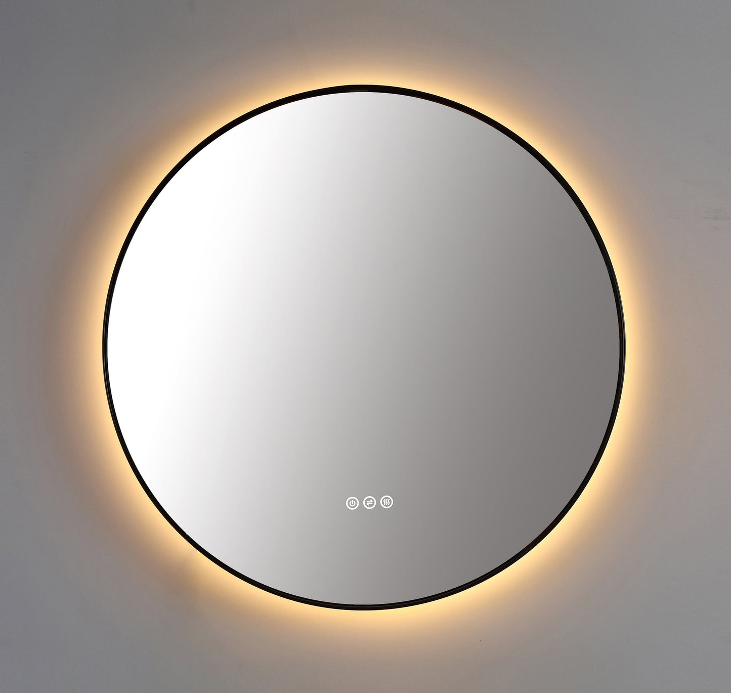 Mirror Shell 30-inch Matte Black (with LED Lighting)