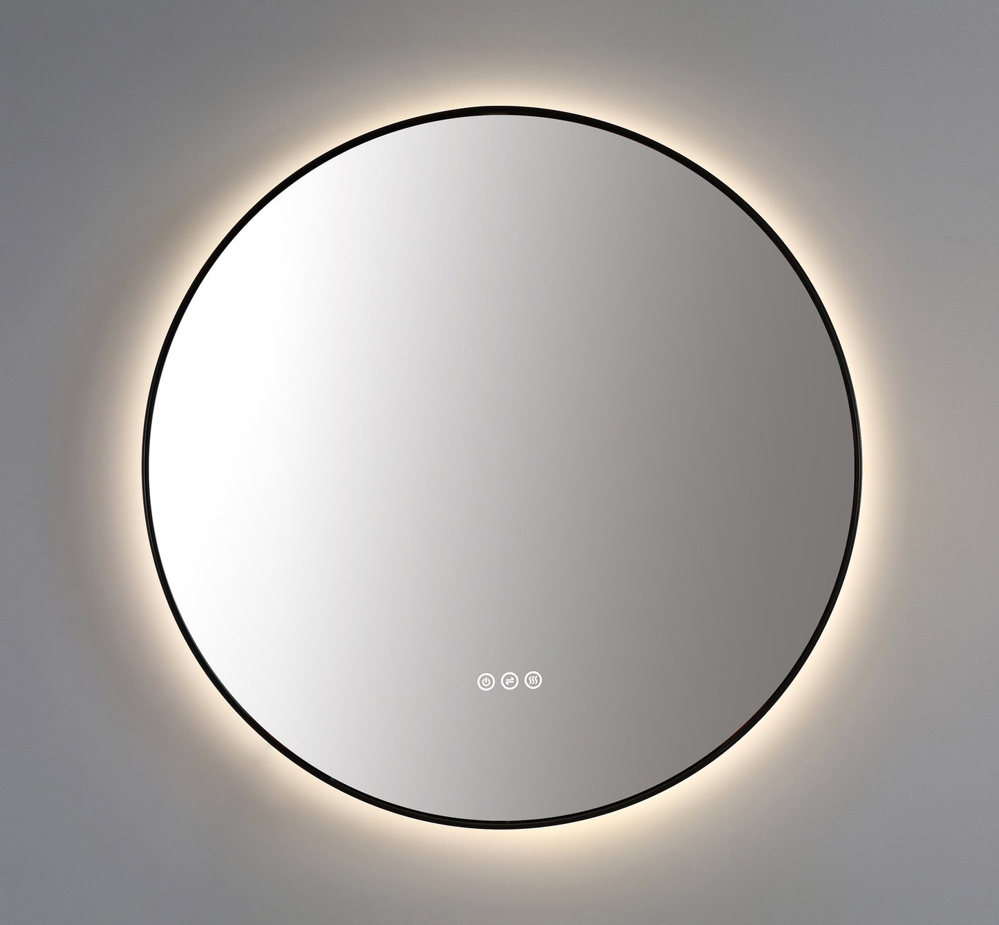 Mirror Shell 30-inch Matte Black (with LED Lighting)