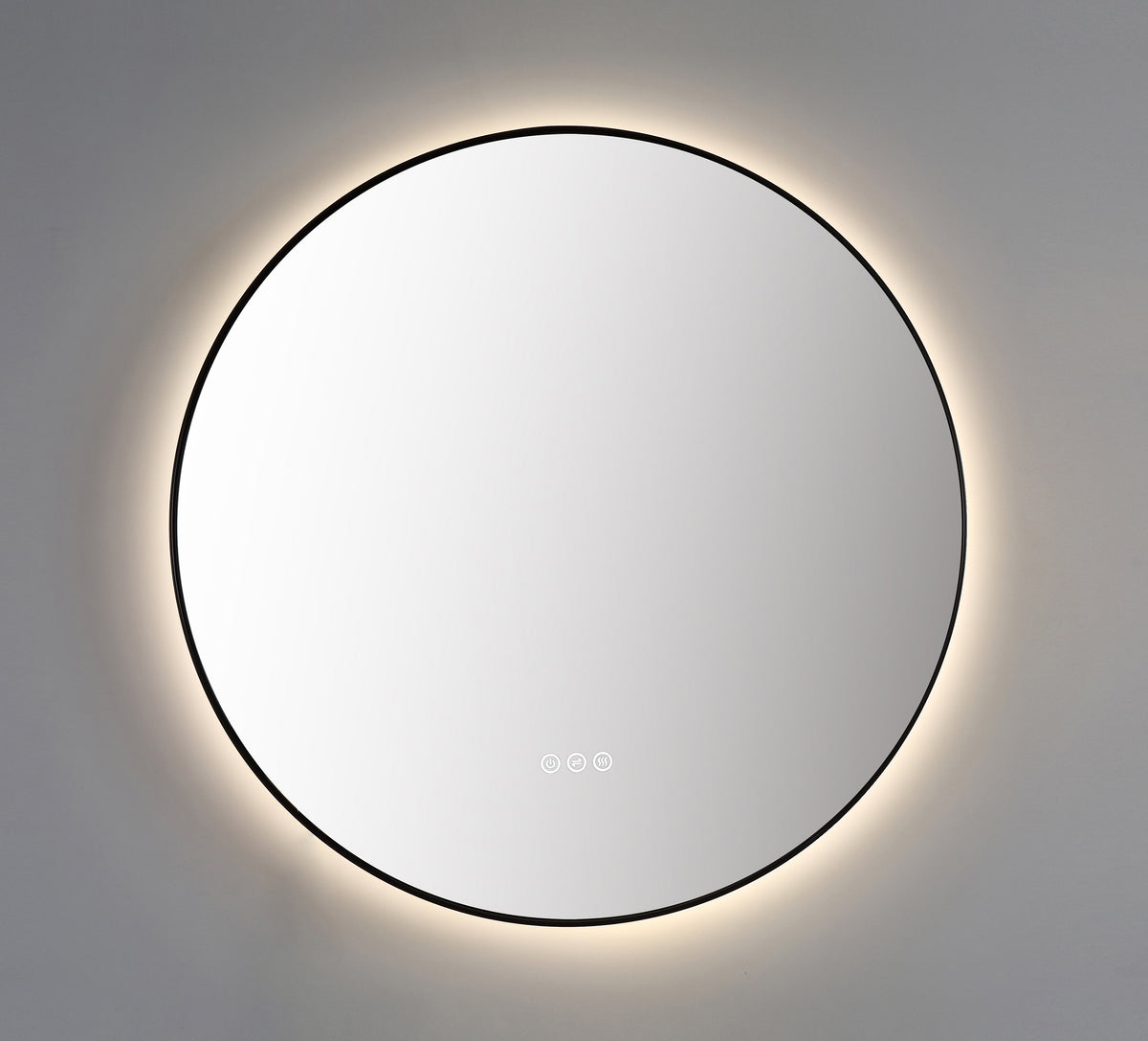 Mirror Shell 30-inch Matte Black (with LED Lighting)