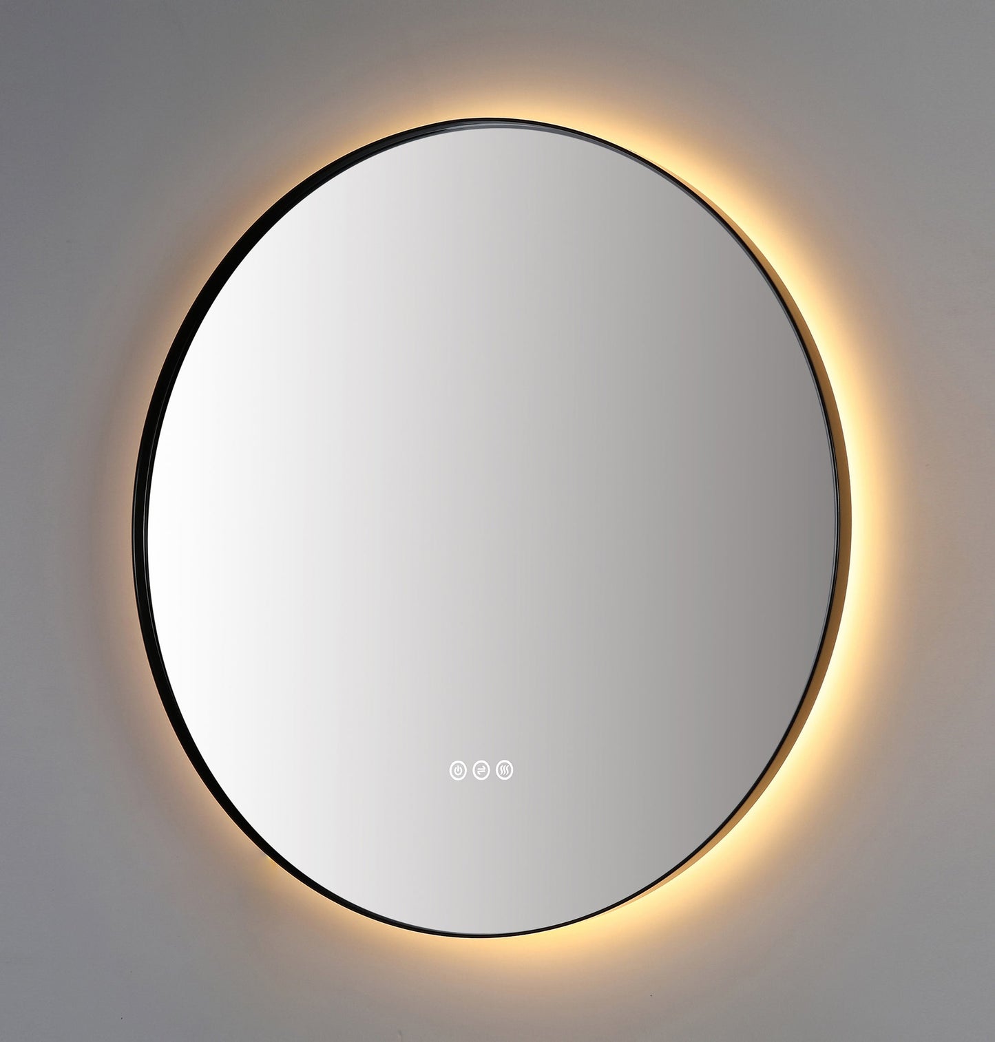 Mirror Shell 30-inch Matte Black (with LED Lighting)
