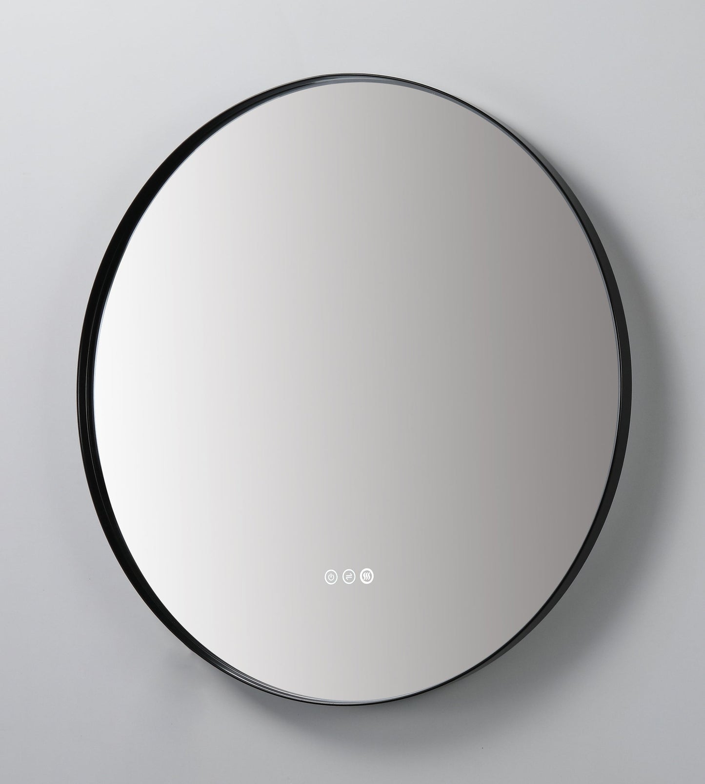 Mirror Shell 36-inch Matte Black (with LED Lighting)