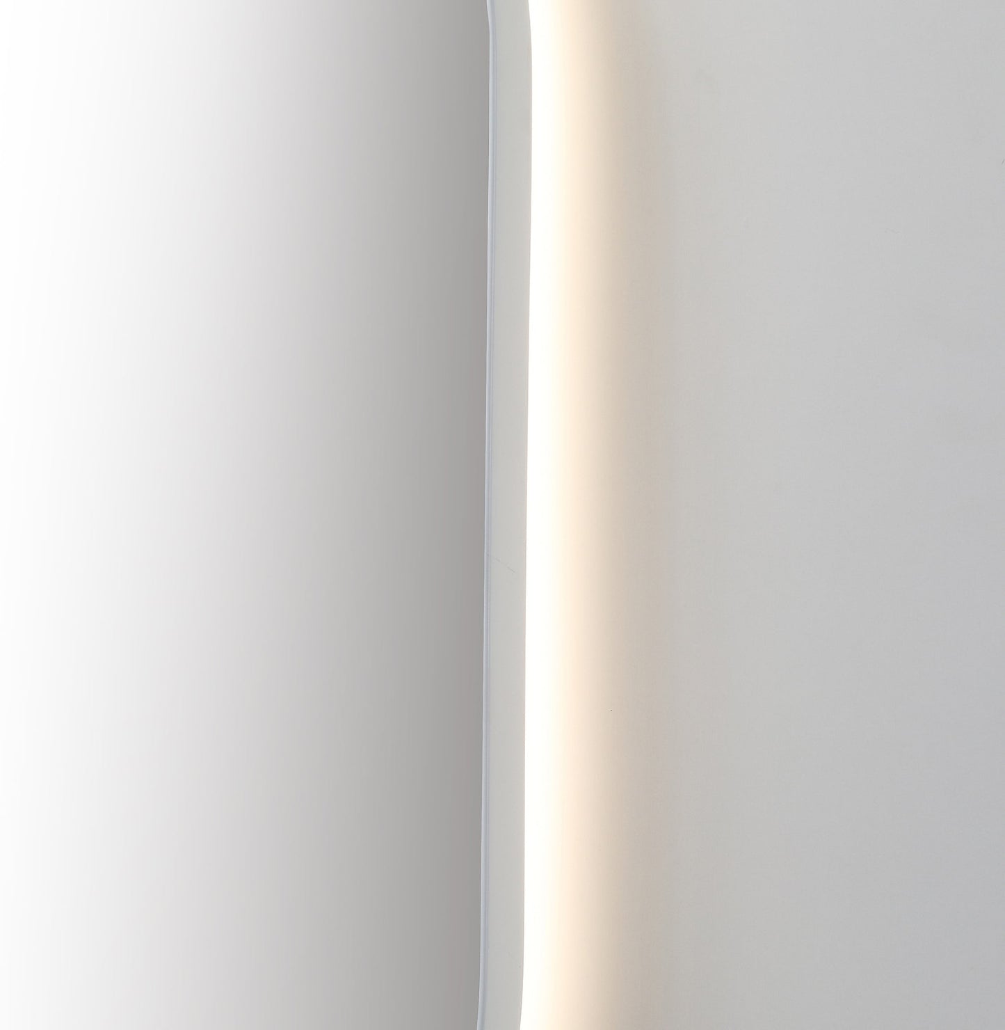 Mirror Shell 24-inch Matte White (with LED Lighting)