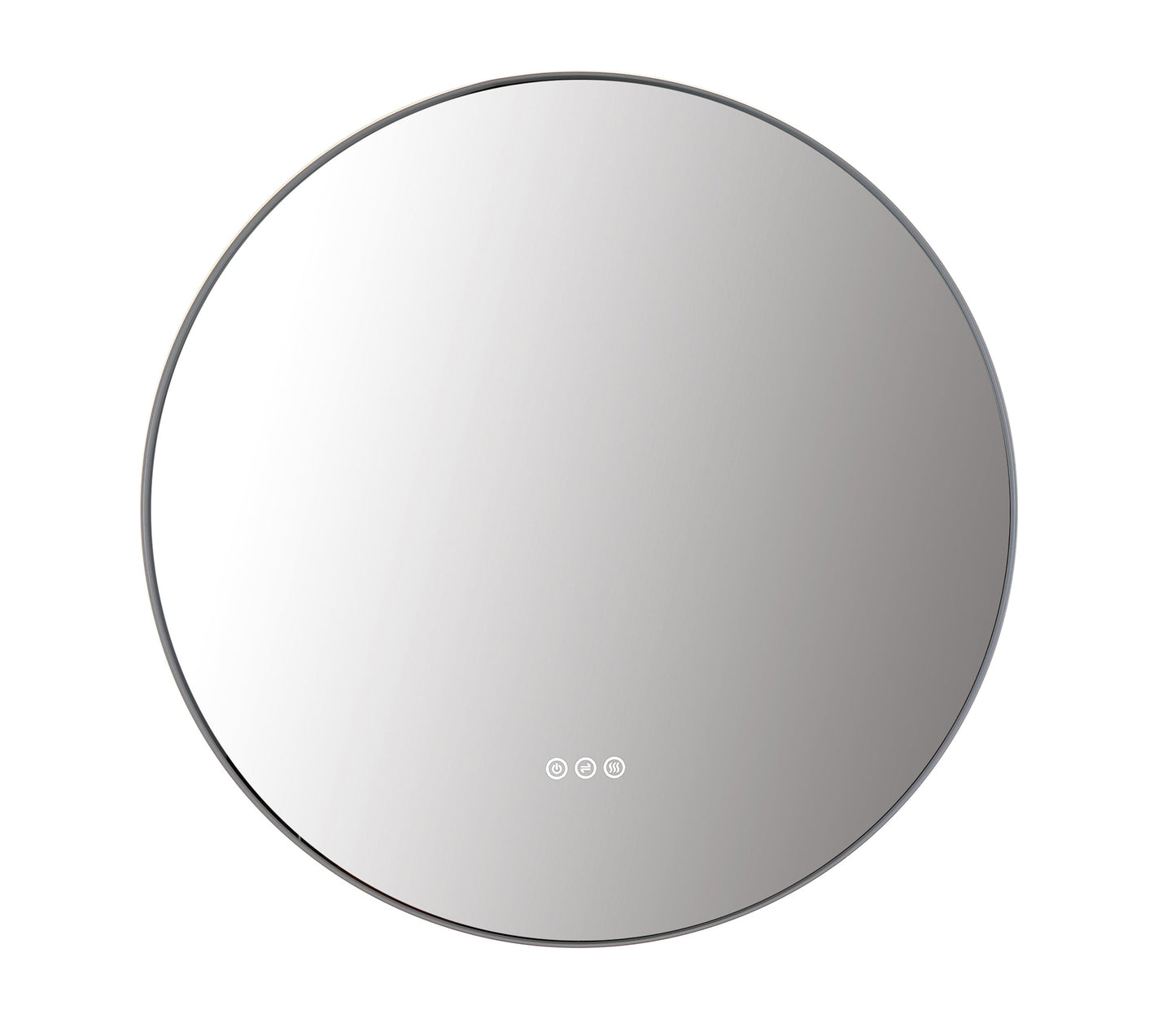 Mirror Shell 30-inch Matte White (with LED Lighting)