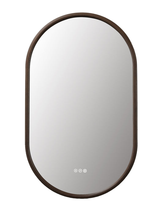 Mirror ZEN 24-inch Chestnut Oak (with LED Lighting)