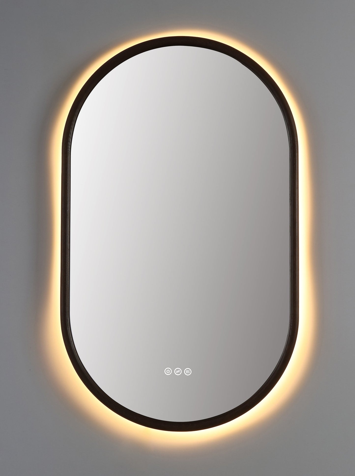 Mirror ZEN 24-inch Chestnut Oak (with LED Lighting)