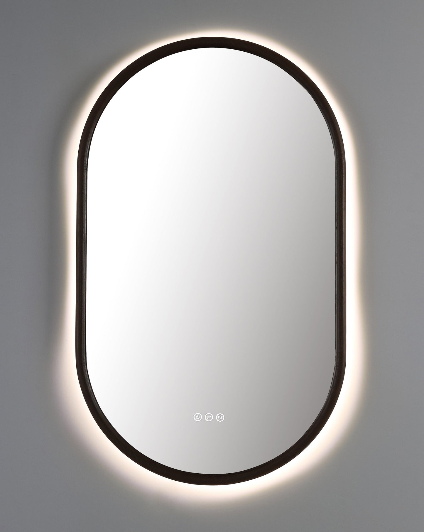 Mirror ZEN 24-inch Chestnut Oak (with LED Lighting)
