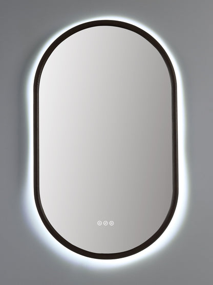 Mirror ZEN 24-inch Chestnut Oak (with LED Lighting)