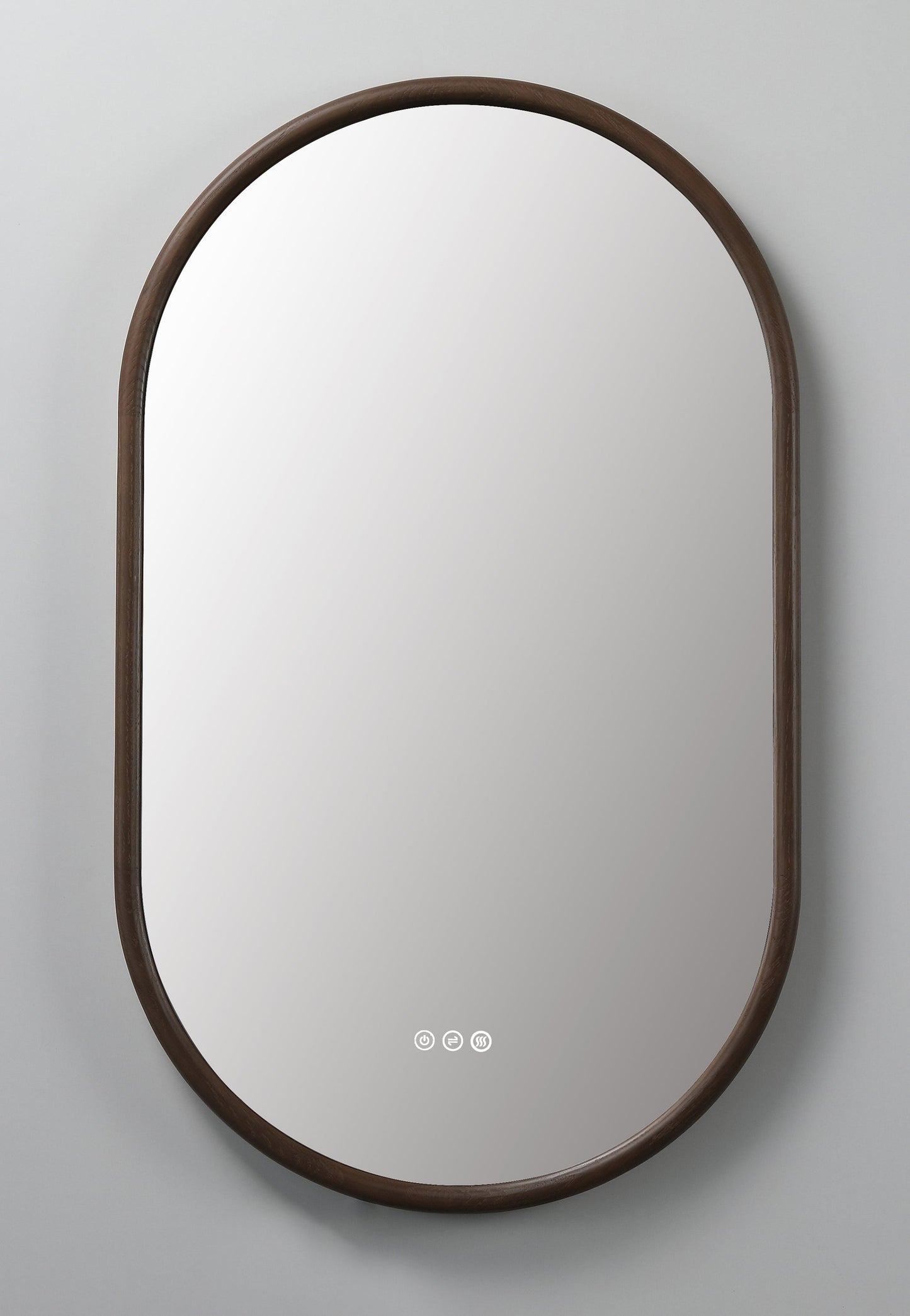 Mirror ZEN 24-inch Chestnut Oak (with LED Lighting)