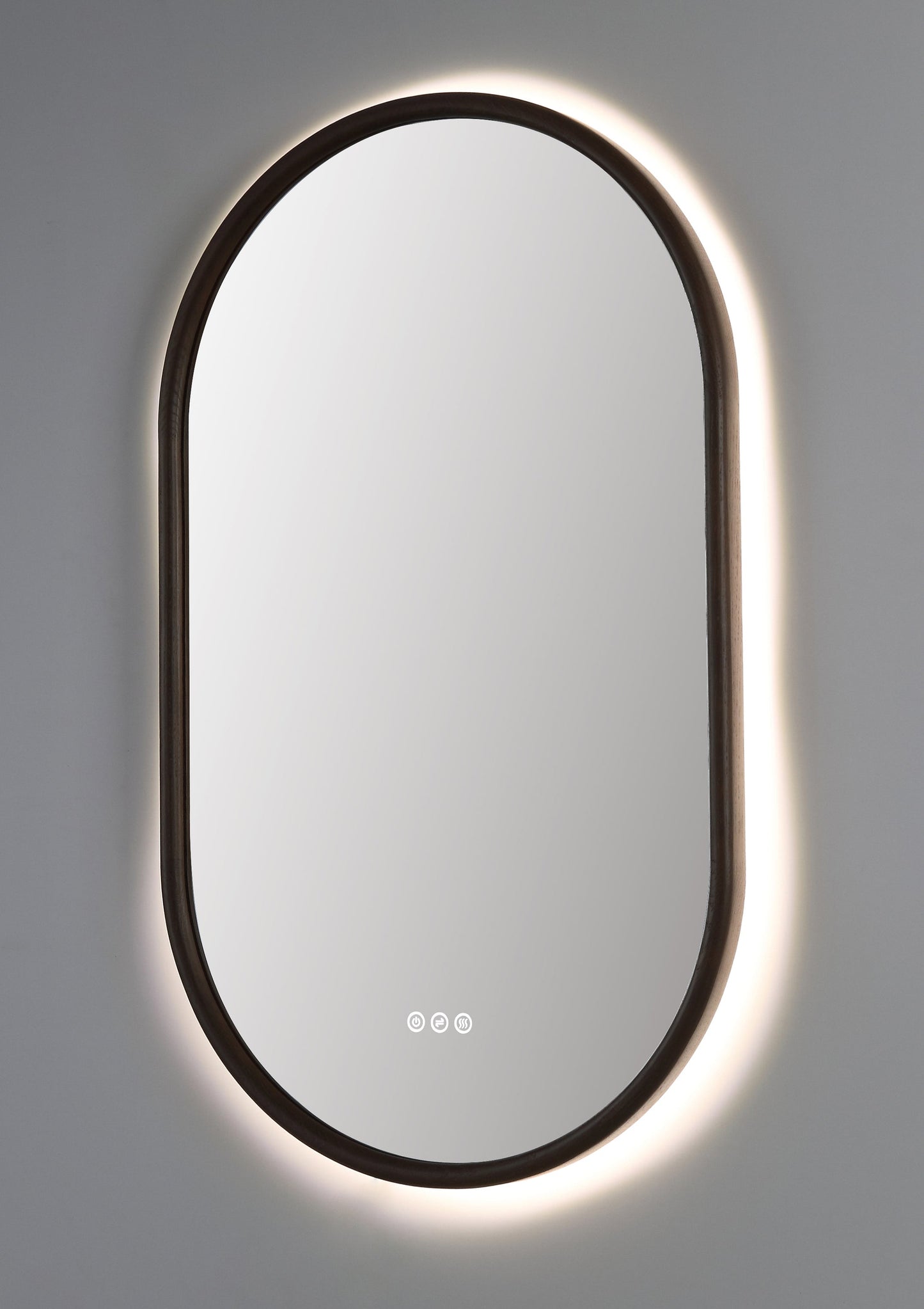 Mirror ZEN 24-inch Chestnut Oak (with LED Lighting)