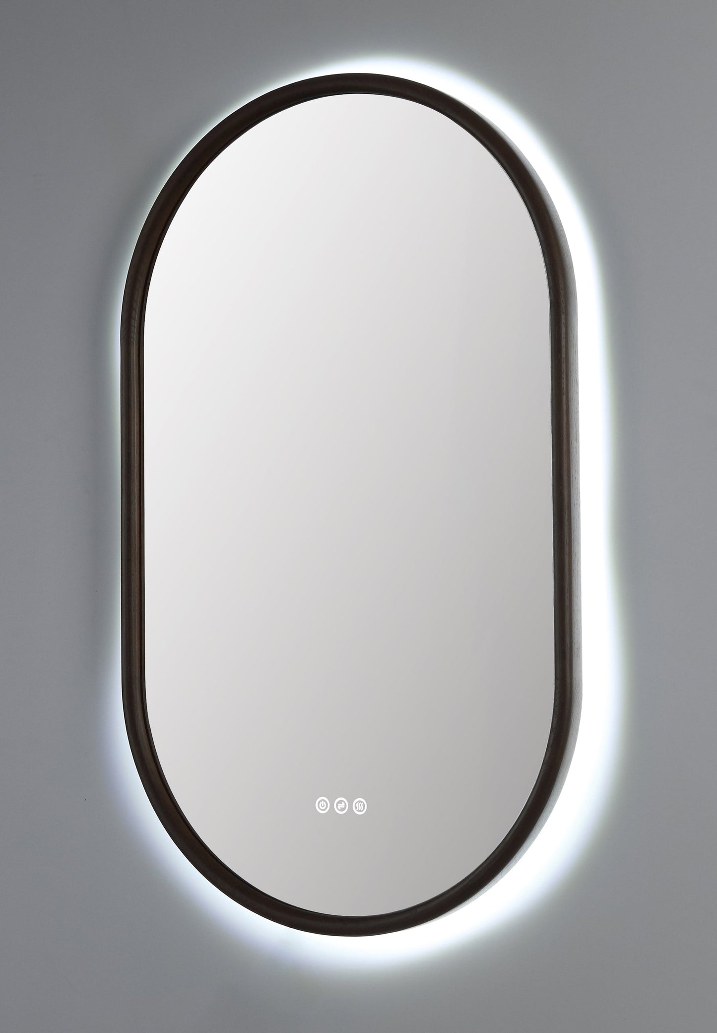 Mirror ZEN 24-inch Chestnut Oak (with LED Lighting)