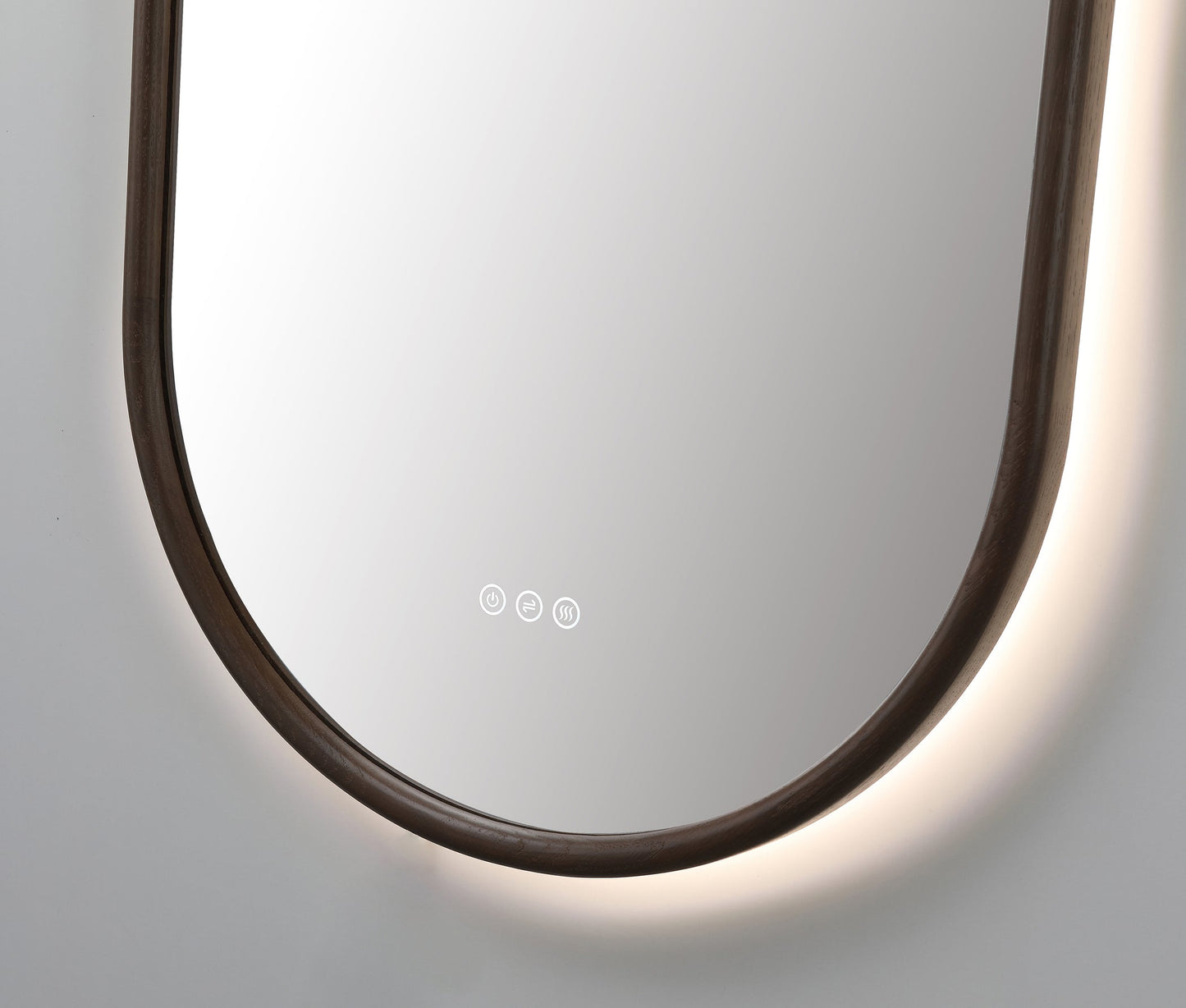 Mirror ZEN 24-inch Chestnut Oak (with LED Lighting)