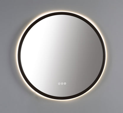 Mirror ZEN 30-inch Chestnut Oak (with LED Lighting)
