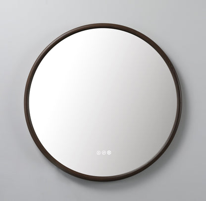 Mirror ZEN 30-inch Chestnut Oak (with LED Lighting)