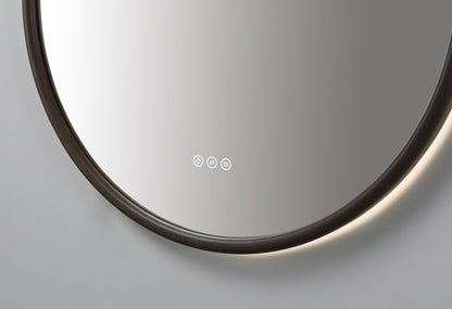 Mirror ZEN 36-inch Chestnut Oak (with LED Lighting)