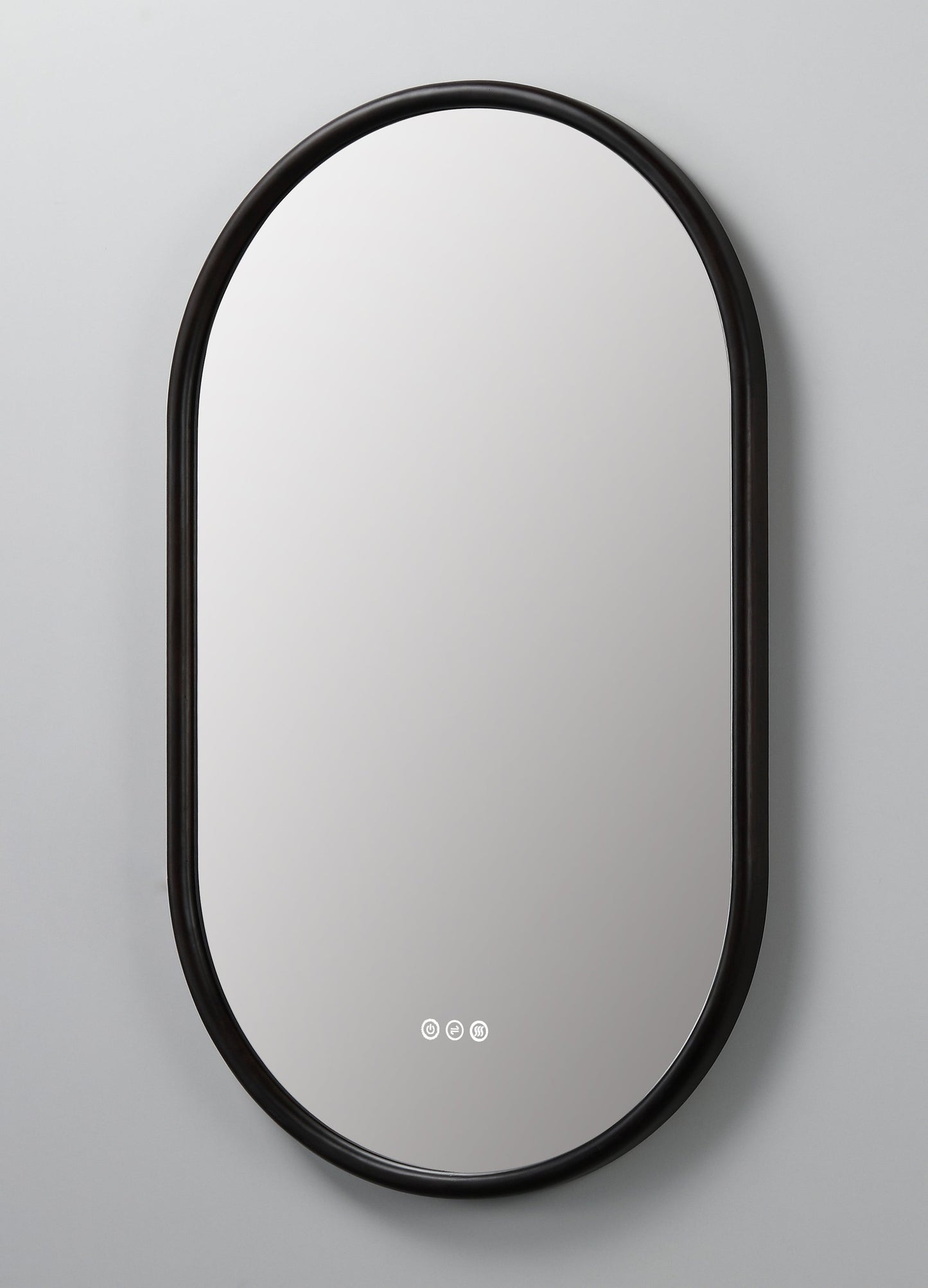 Mirror ZEN 24-inch Dark Walnut (with LED Lighting)